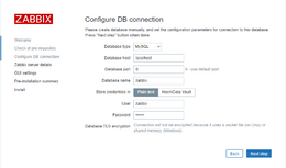 Datenbank angeben